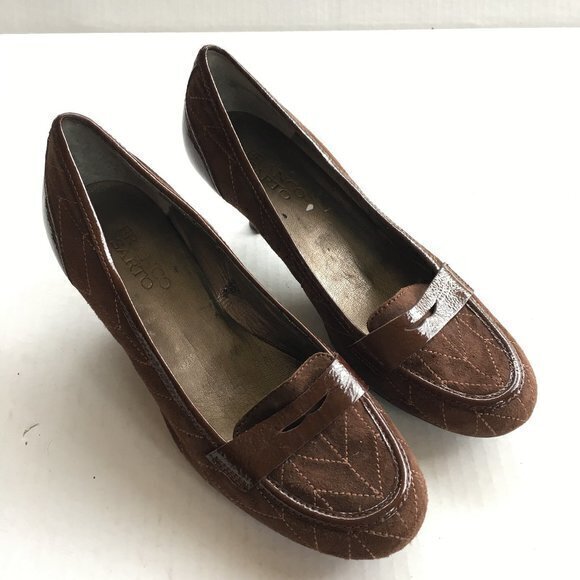Franco sarto L-JULY suede leather loafer pump - Picture 1 of 7